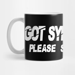 Got symptoms? Please stay home Washing Hands Saves lives Mug